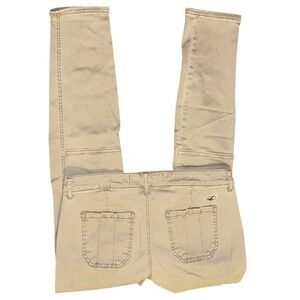 y2k hollister khaki slim straight low rise carpenter denim jeans